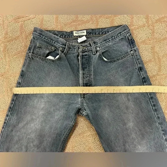 Vtg GUESS 90’s Denim  Jeans 33x34 - Picture 8 of 12